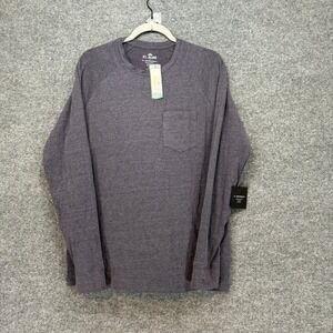 01.Algo Long Sleeve Shirt Mens Medium Gray Moisture Wicking Performance NEW